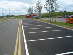 Line Marking Carpark- Ibbco Civil Engineering Ltd