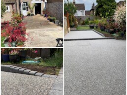 Resin Garden Patio Before and After- Ibbco Civil Engineering Ltd