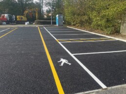 Line Marking Tarmac Carpark- Ibbco Civil Engineering Ltd