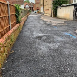 Loughton Men's Club Carpark Before- Ibbco Civil Engineering Ltd