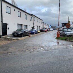 Woodside Industrial Estate Entrance Before- Ibbco Civil Engineering Ltd