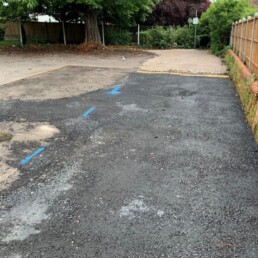 Loughton Men's Club Car Park Before- Ibbco Civil Engineering Ltd